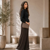 شومیز زنانه مدل جزیره یقهدار زیپدار فریسایز