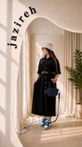 پیراهن جلو دکمهای زنانه فریسایز