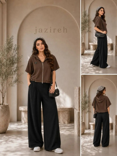 شومیز کلاه دار زنانه سیلک
