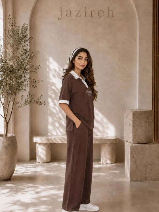ست پلوشرت و شلوار زنانه جزیره
