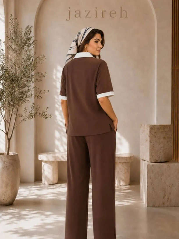 ست پلوشرت و شلوار زنانه جزیره