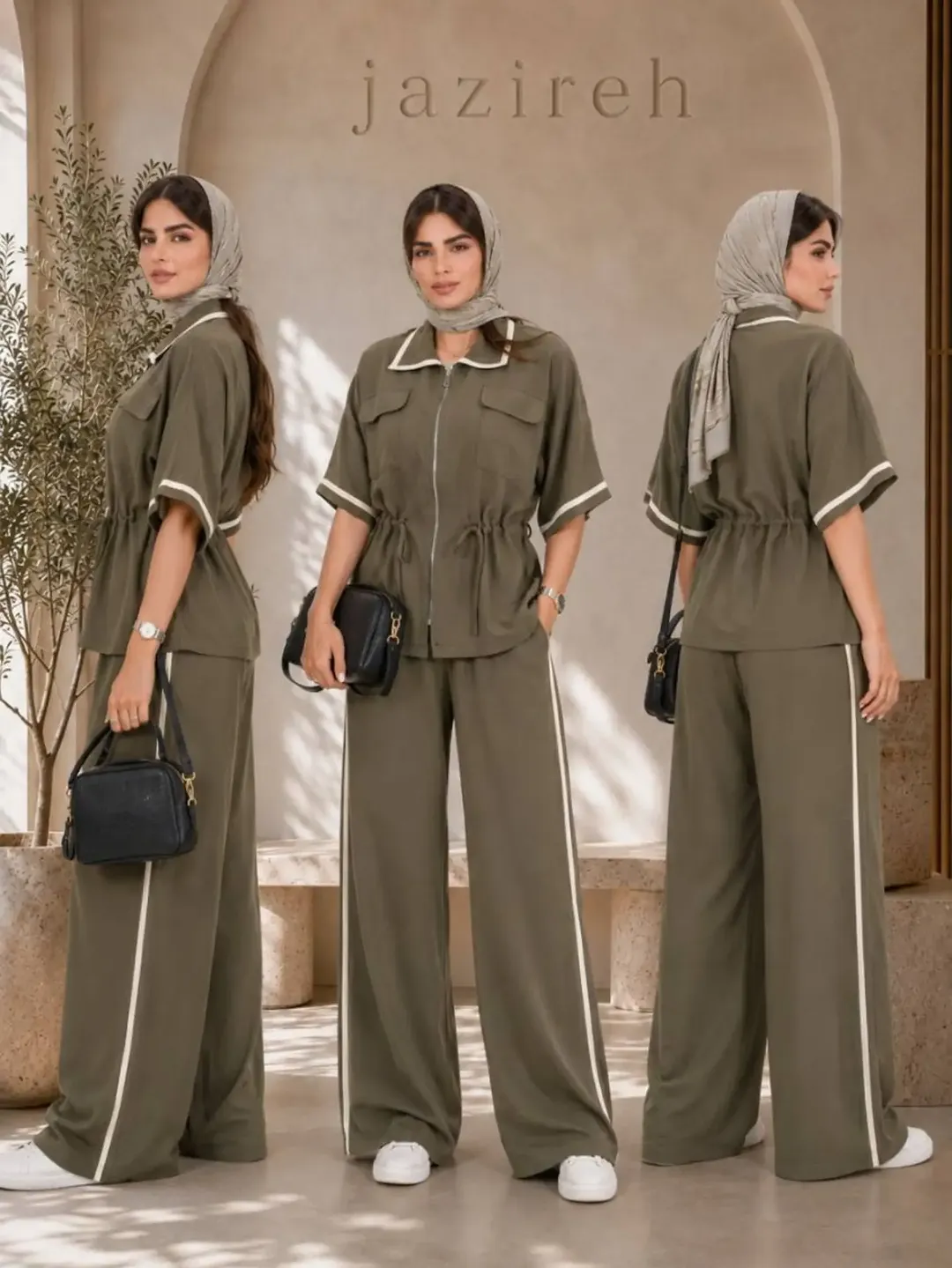 ست شومیز و شلوار سیلک مودال خنک و شیک