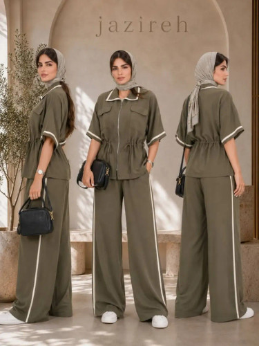 ست شومیز و شلوار سیلک مودال خنک و شیک