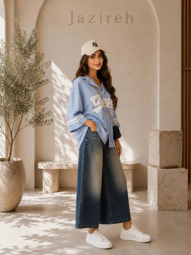 شومیز زنانه بیستبالی