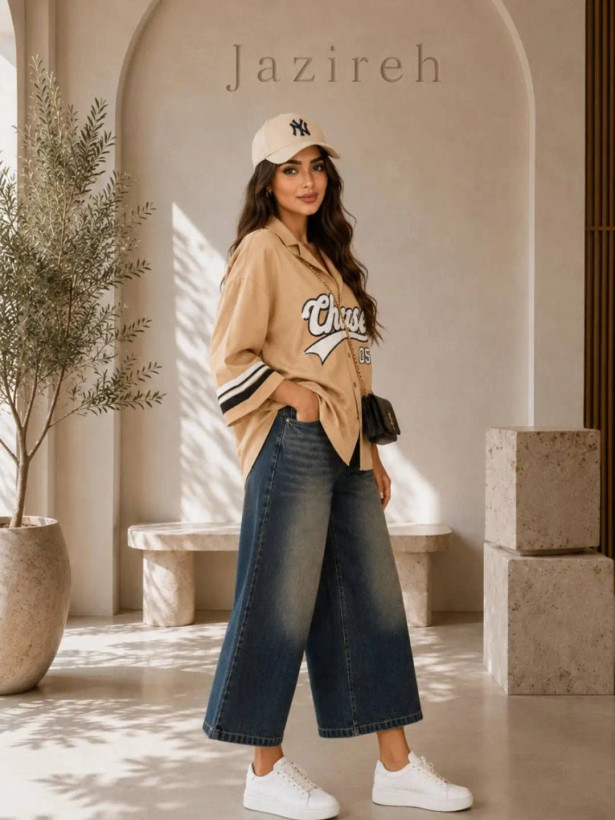 شومیز زنانه بیستبالی