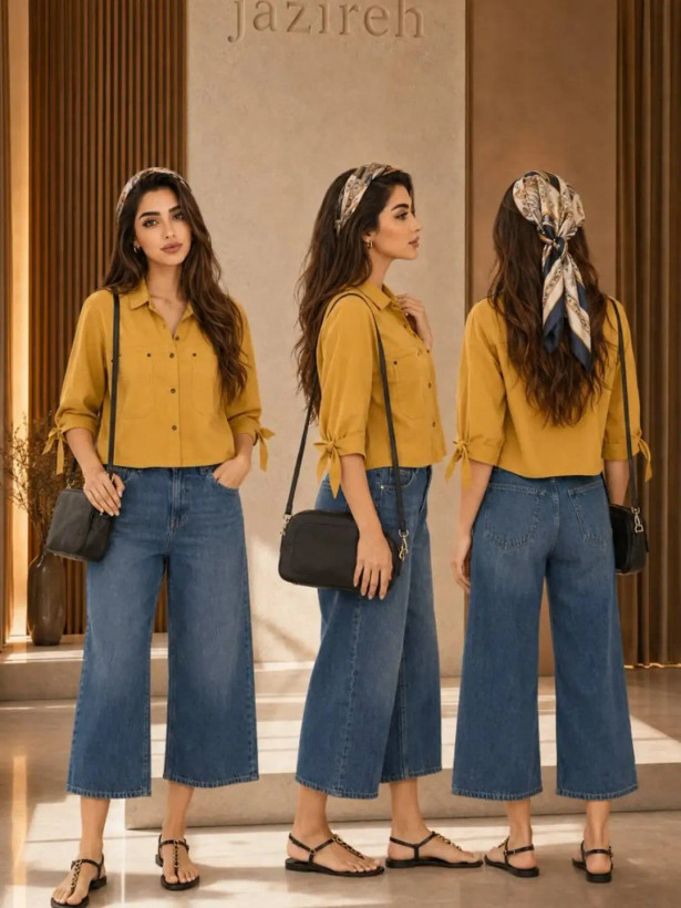 شومیز کراپ زنانه