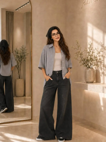 شومیز زنانه راهراه